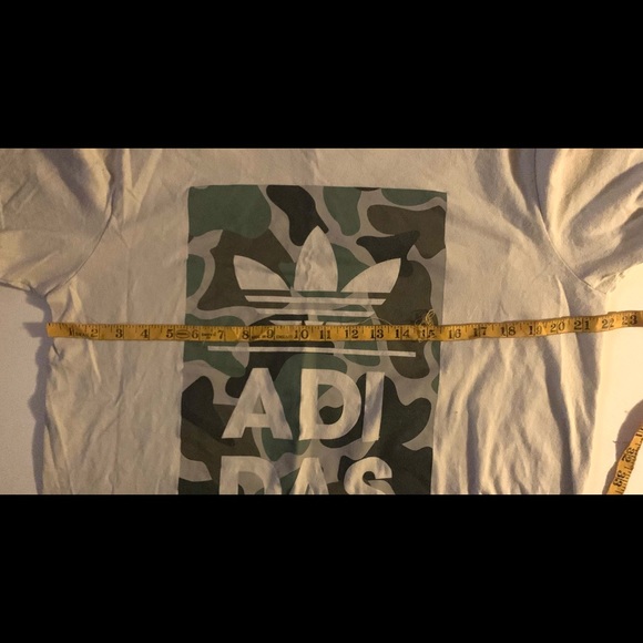 Adidas double sided graphic T-shirt camouflage size L - Picture 7 of 7
